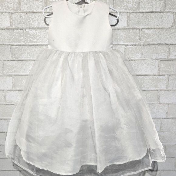 Toddler's Tip Top Flower Girl Dress Size 4T - Picture 1 of 6